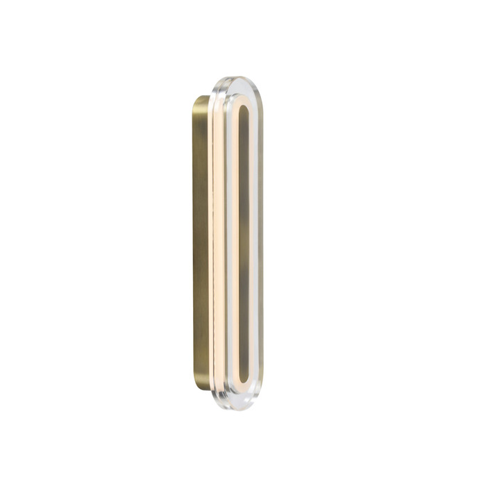 Nordlux Cavara LED-vegglampe messingfinish
